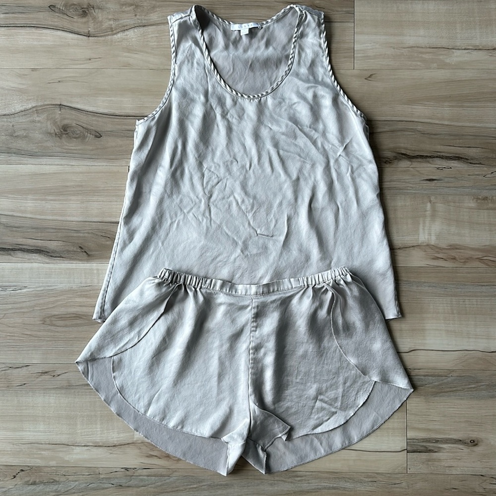 Lunya Washable Silk Tank Set (S)